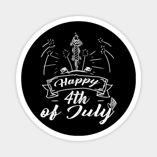 Fireworks 4th of July Design 2 Magnet